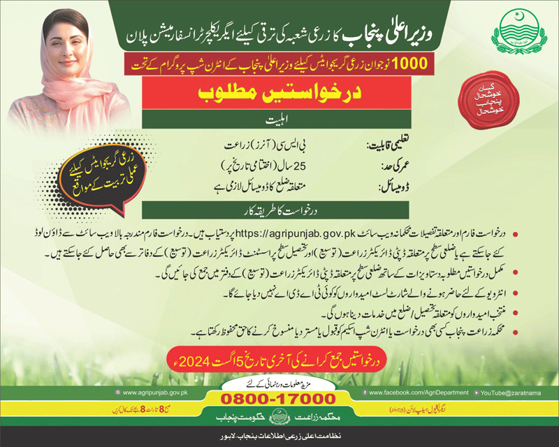 Internship Scheme for Agricultural Graduates 2 intership adv 1