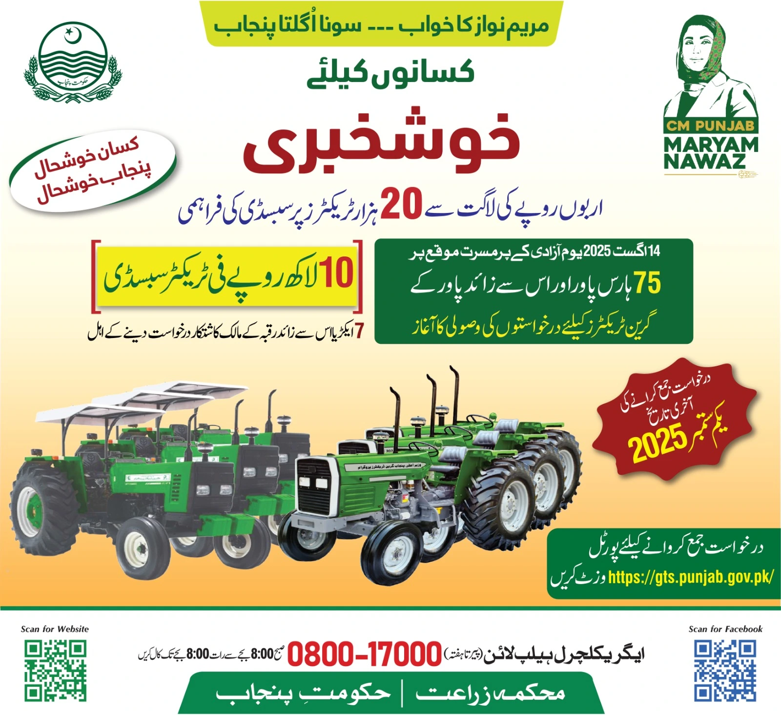 Chief Minister Punjab Green Tractor Scheme 2025 3 Punjab Green Tractor Scheme
